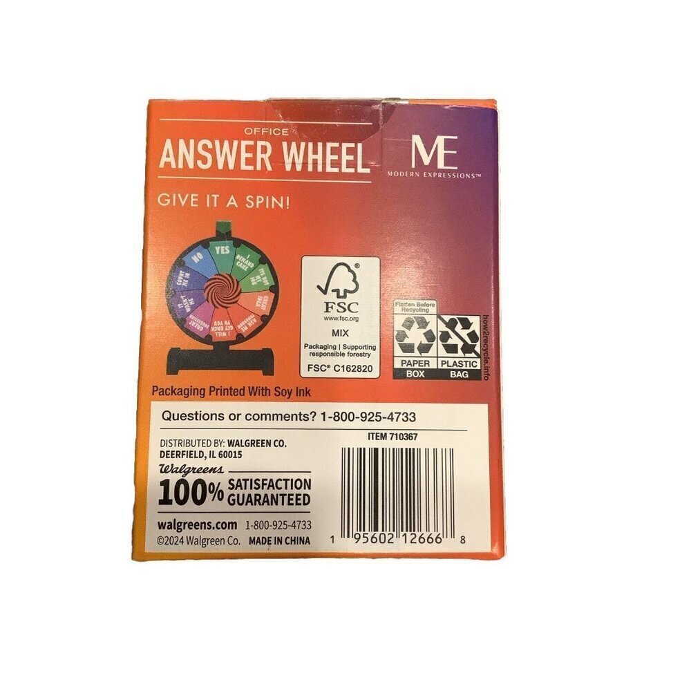 Modern Expression a Office Answer Wheel New In Box - Picture 3 of 3